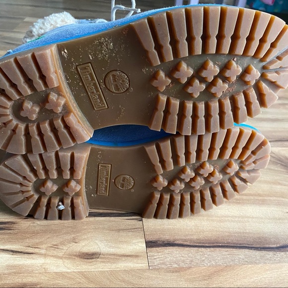 Timberland Just Don Denim Faux Shearling Boots - Picture 10 of 15